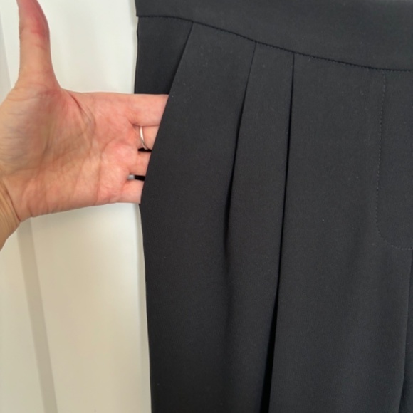 Aritzia Babaton Cohen Pants - Long Black Size 4 - Picture 4 of 8
